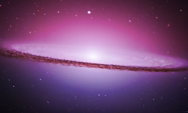 Обои космос, фиолетовый, галактика, space, purple, galaxy разрешение 3200x1200 Загрузить