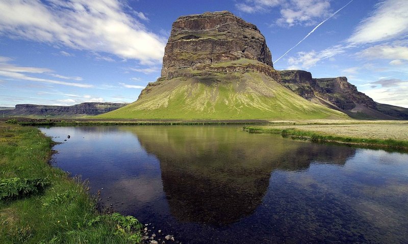 Обои облака, река, горы, clouds, river, mountains разрешение 2920x1901 Загрузить