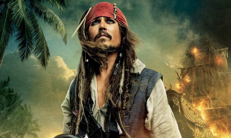 Обои джек воробей, капитан, пираты карибского моря: на странных берегах, jack sparrow, captain, pirates of the caribbean: on stranger tides разрешение 1920x1170 Загрузить