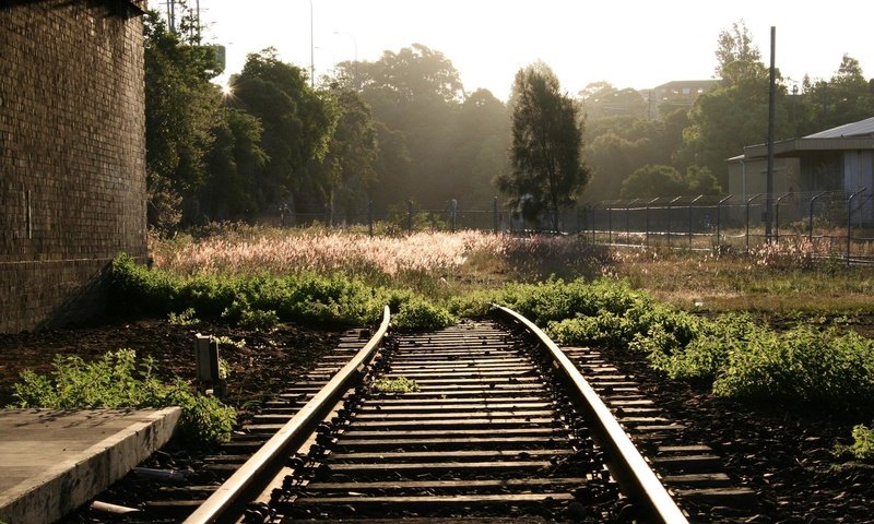 Обои железная дорога, рельсы, шпалы, railroad, rails, sleepers разрешение 1920x1200 Загрузить