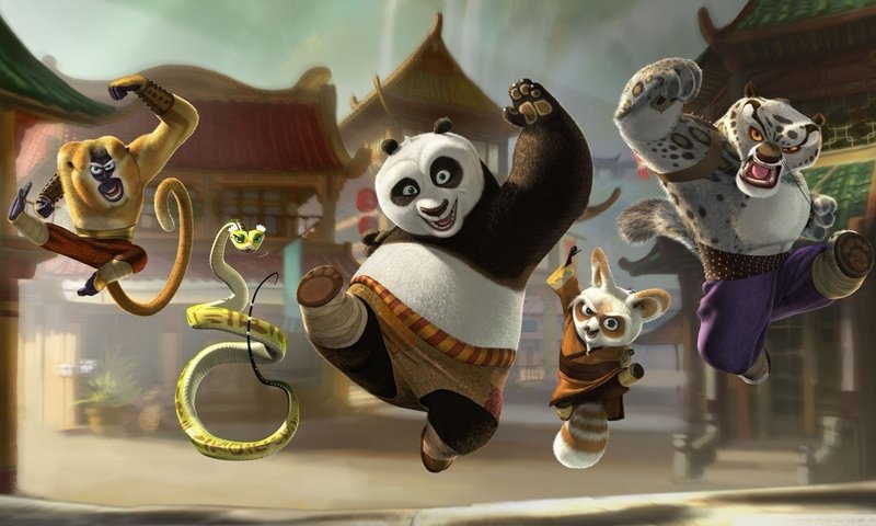 Обои кун-фу панда, kung fu panda разрешение 1920x1080 Загрузить