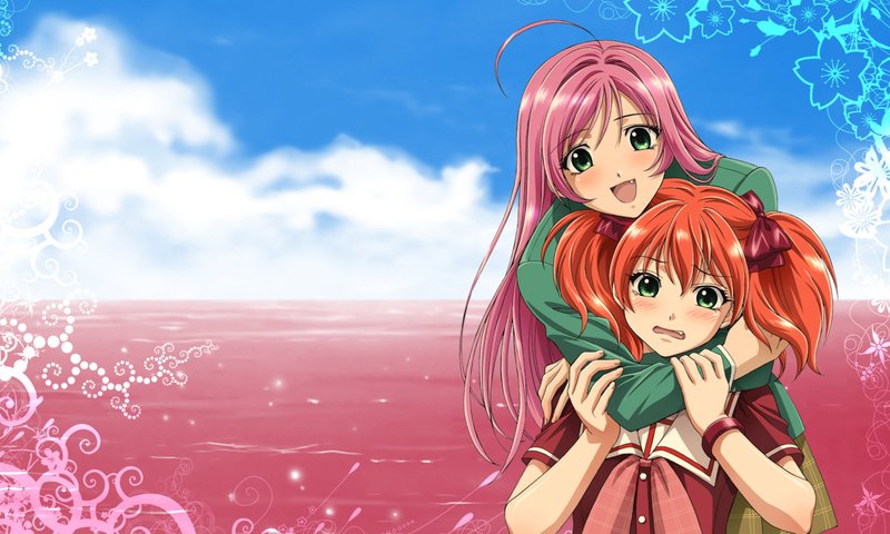 Обои розарио + вампир, rosario + vampire разрешение 1920x1200 Загрузить