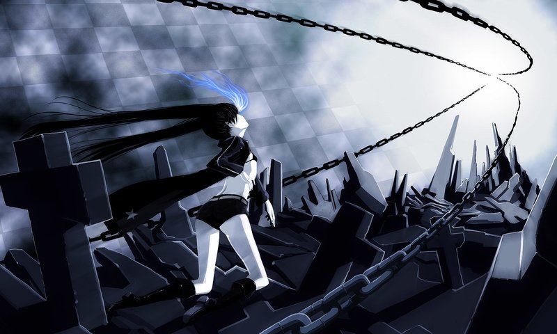 Обои black rock shooter разрешение 1920x1200 Загрузить