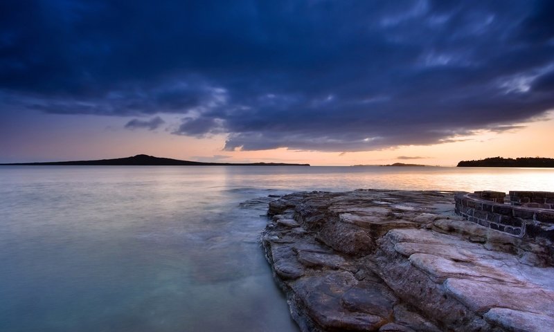 Обои река, камни, берег, закат, river, stones, shore, sunset разрешение 1920x1200 Загрузить