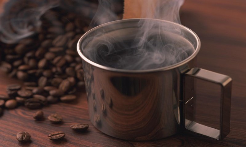 Обои напиток, кофе, кружка, кофейные зерна, drink, coffee, mug, coffee beans разрешение 1920x1200 Загрузить