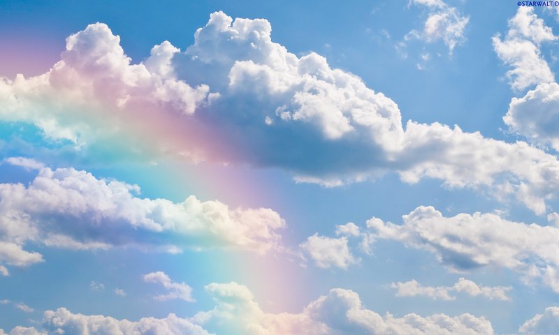 Обои небо, радуга, the sky, rainbow разрешение 1920x1080 Загрузить