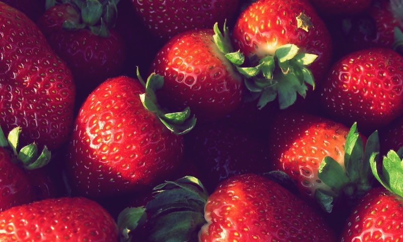 Обои макро, еда, клубника, ягоды, macro, food, strawberry, berries разрешение 1920x1200 Загрузить