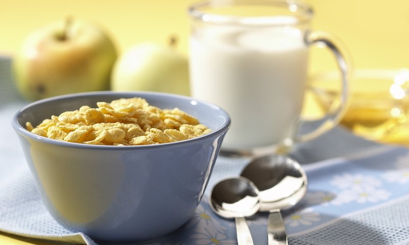 Обои еда, стакан, молоко, сладкое, хлопья, легкий завтрак, food, glass, milk, sweet, cereal, a light breakfast разрешение 1920x1200 Загрузить