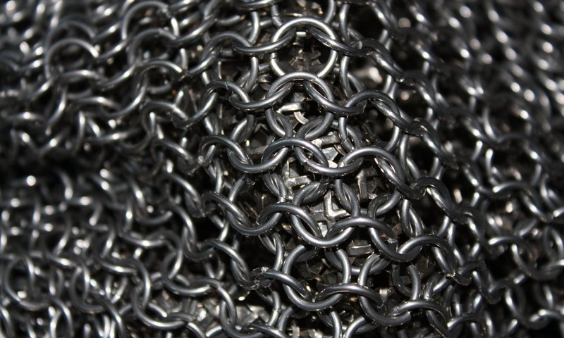 Обои металл, цепь, звенья, metal, chain, links разрешение 2560x1600 Загрузить