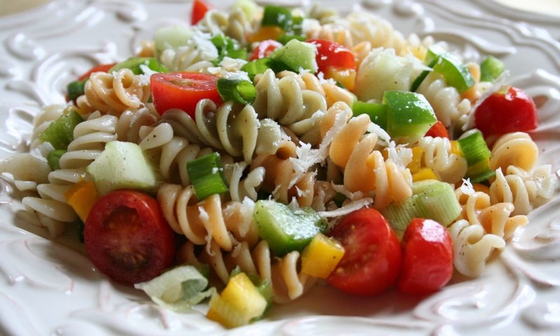 Обои салат, с, макаронами, salad, with, pasta разрешение 1920x1200 Загрузить