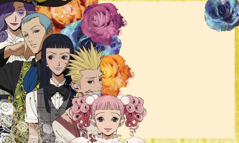 Обои hayasaka yukari, koizumi george, nagase arashi, paradise kiss, sakurada miwako, yamamoto daisuke, daisuke yamamoto разрешение 2560x1600 Загрузить