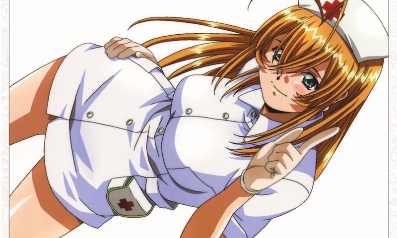 Обои ikkitousen, sonsaku hakufu, медсестра, nurse разрешение 3584x2485 Загрузить