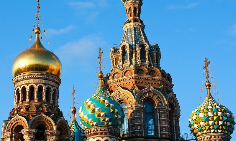 Обои собор, москва, купола, cathedral, moscow, dome разрешение 1920x1200 Загрузить