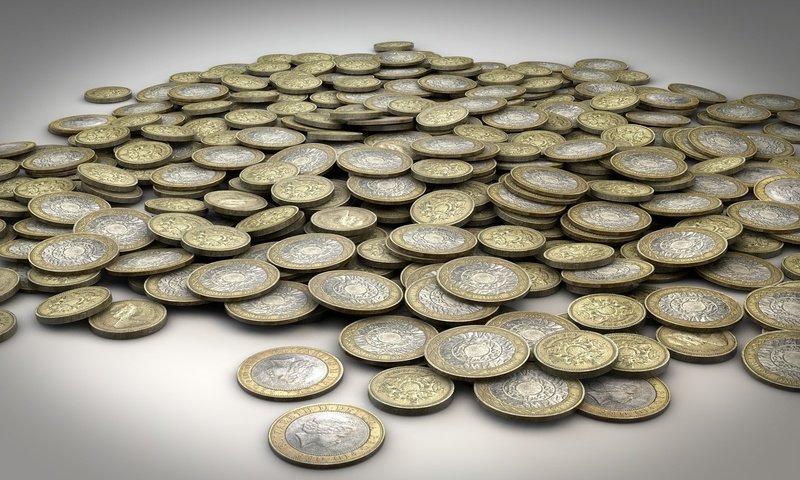 Обои много, деньги, монеты, поверхность, a lot, money, coins, surface разрешение 1920x1080 Загрузить