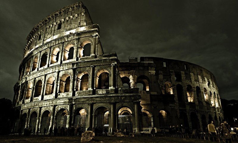 Обои италия, колизей, рим, italy, colosseum, rome разрешение 1920x1200 Загрузить