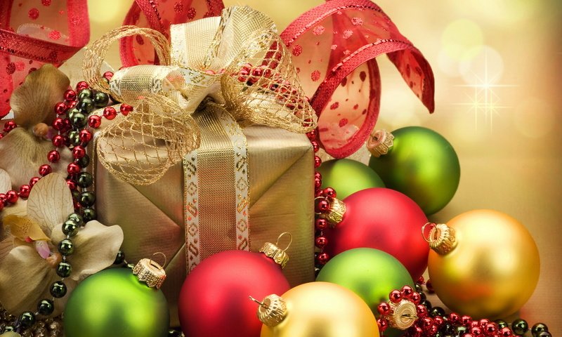 Обои новый год, зима, подарки, праздник, елочные шары, new year, winter, gifts, holiday, christmas balls разрешение 1920x1200 Загрузить