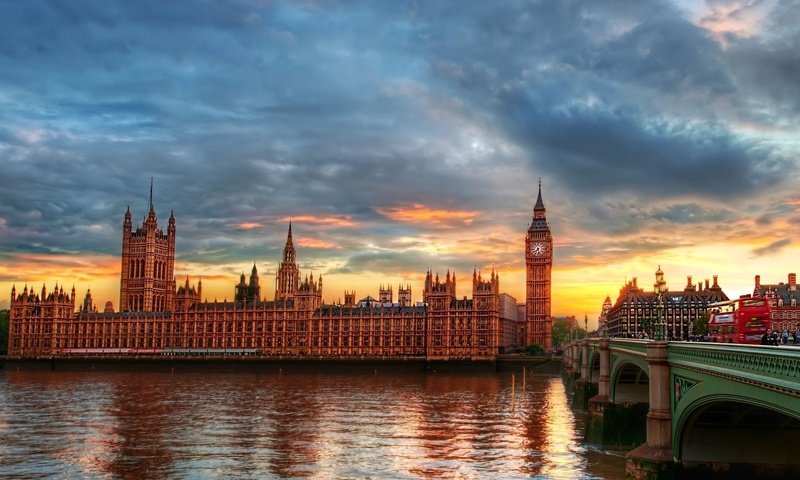 Обои река, лондон, темза, вестминстерское аббатство, river, london, thames, westminster abbey разрешение 2048x1536 Загрузить