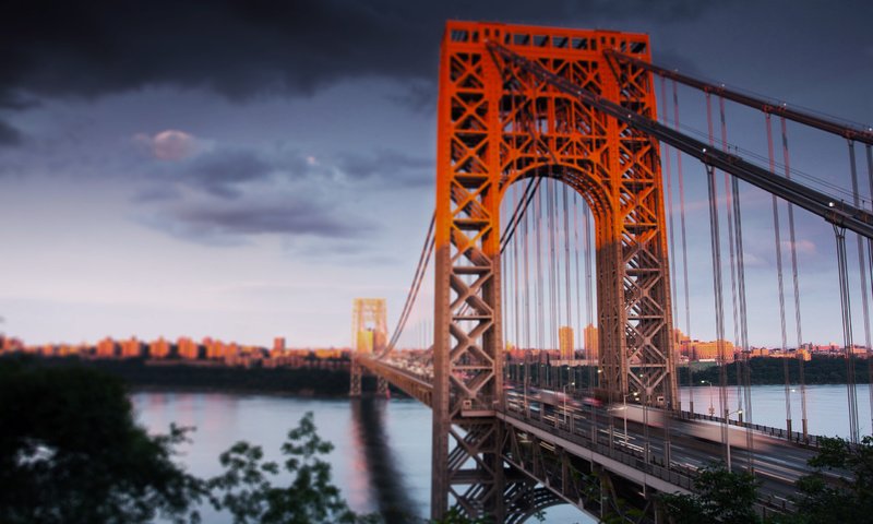 Обои мост, город, красота, нью-йорк, bridge, the city, beauty, new york разрешение 2560x1600 Загрузить