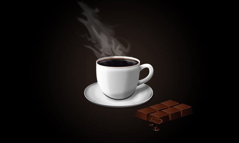 Обои вектор, кофе, минимализм, чашка, шоколад, vector, coffee, minimalism, cup, chocolate разрешение 1920x1200 Загрузить