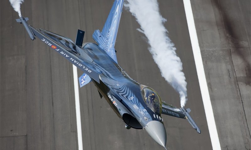 Обои сражающийся сокол, samolyot, f 16, general, динамика, fighting falcon, dynamics разрешение 5070x3232 Загрузить