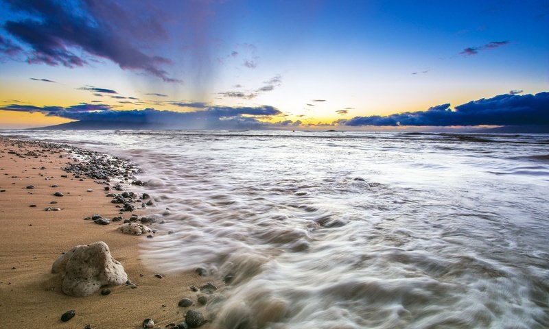 Обои вода, берег, пейзаж, море, сша, гавайи, water, shore, landscape, sea, usa, hawaii разрешение 2560x1600 Загрузить