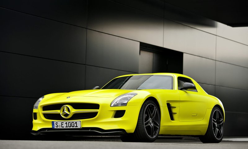 Обои mashiny, амг, sls, мерседес-бенц, e-cell, amg, mercedes-benz разрешение 1920x1200 Загрузить