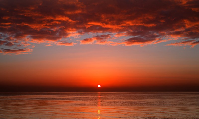 Обои закат, море, sunset, sea разрешение 2560x1700 Загрузить