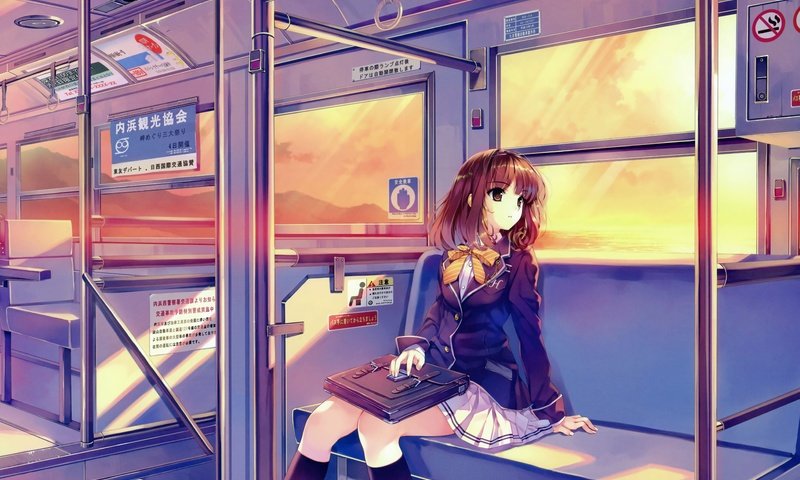 Обои девушка, аниме, метро, portfel, girl, anime, metro разрешение 5890x4021 Загрузить