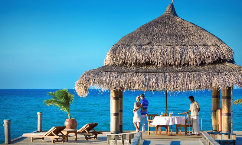 Обои море, курорт, тропики, мальдивы, sea, resort, tropics, the maldives разрешение 5616x3744 Загрузить