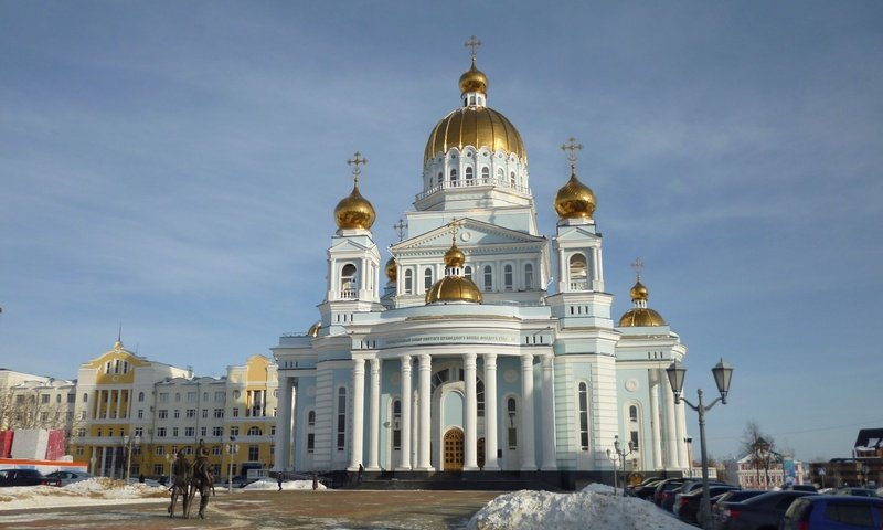 Обои cathedral of st. theodore ushakov. разрешение 1920x1080 Загрузить