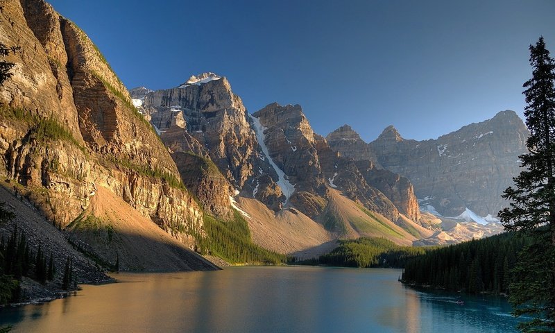 Обои канада, национальный парк банф, морейн озеро, canada, banff national park, moraine lake разрешение 1920x1080 Загрузить