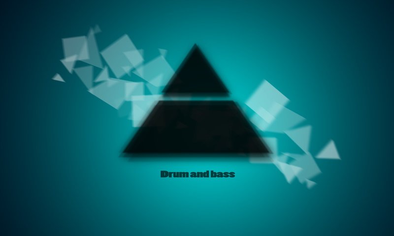 Обои треугольник, квадрат, drum and bass, dnb, triangle, square разрешение 1920x1080 Загрузить