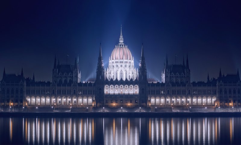Обои венгрия, будапешт, здание парламента, hungary, budapest, the parliament building разрешение 1920x1080 Загрузить