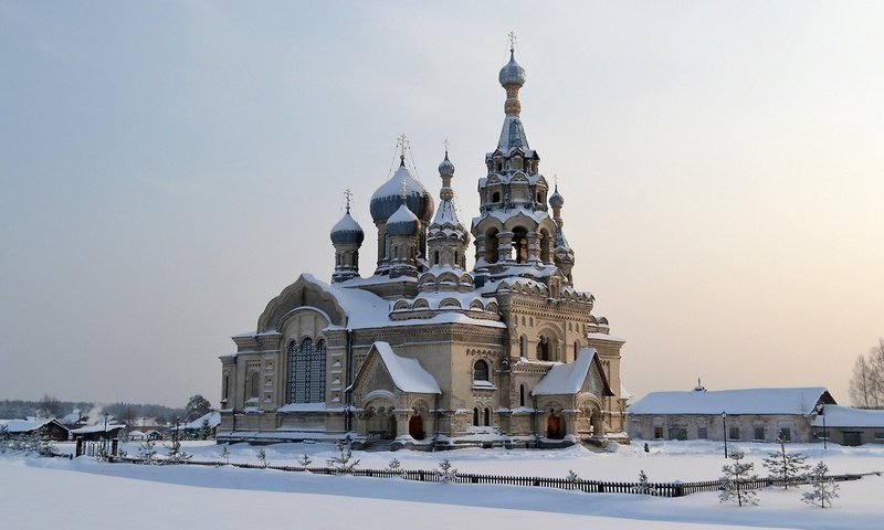 Обои спасский храм, church of the savior разрешение 2560x1440 Загрузить