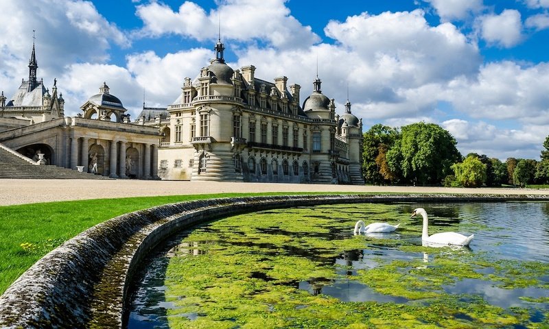 Обои замок во франции, castle in france разрешение 2560x1440 Загрузить