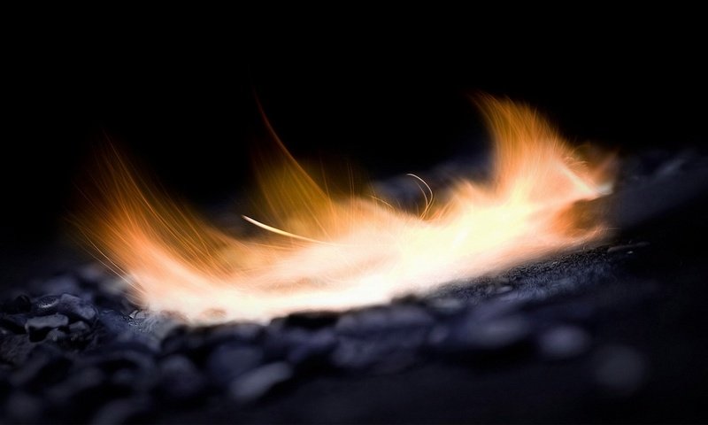 Обои огонь на углях, the fire on the coals разрешение 2560x1440 Загрузить