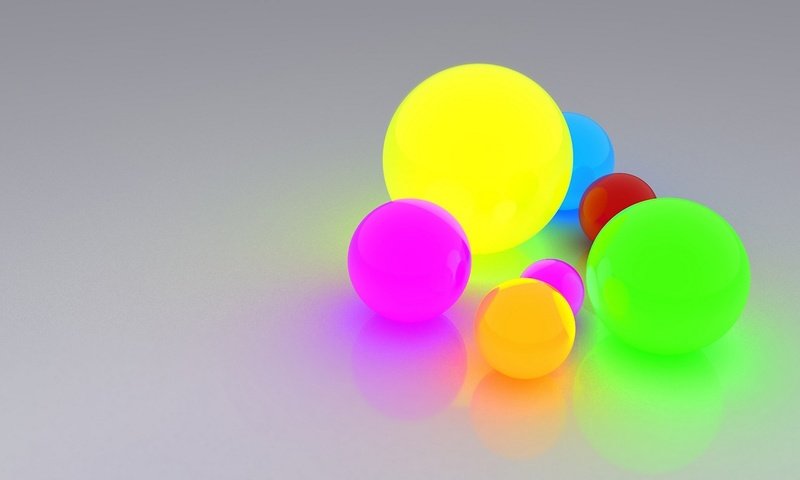 Обои светящиеся шары, glowing orbs разрешение 1920x1080 Загрузить