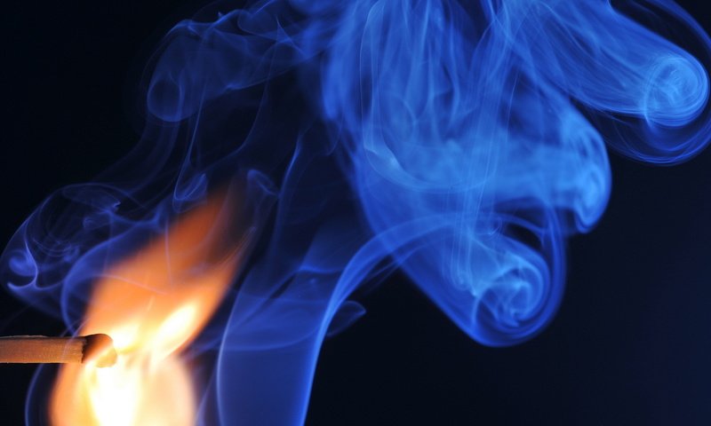 Обои макро, огонь, дым, спичка, macro, fire, smoke, match разрешение 1920x1080 Загрузить