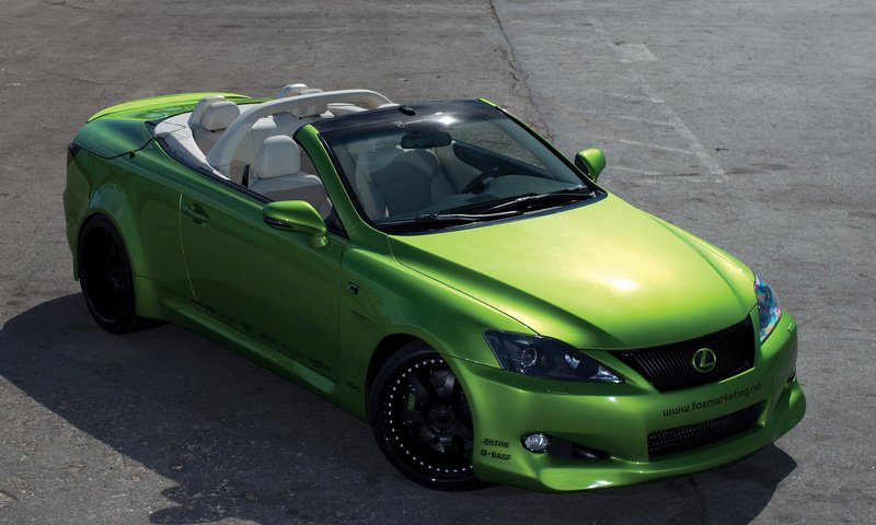 Обои зелёный, кабриолет, лексус, green, convertible, lexus разрешение 1920x1200 Загрузить