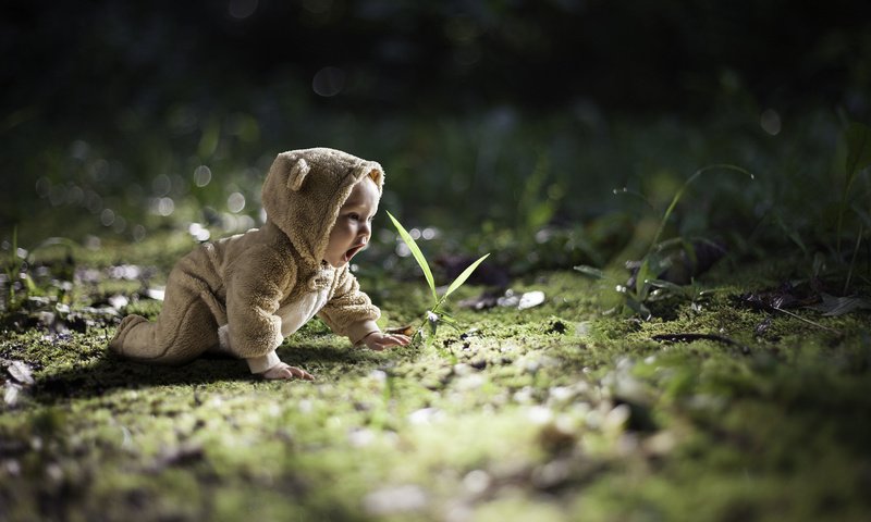 Обои природа, ребенок, малыш, nature, child, baby разрешение 1920x1080 Загрузить