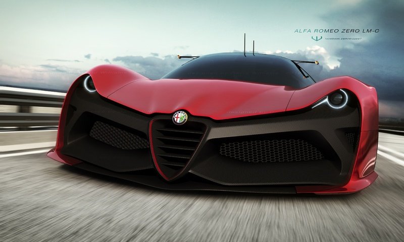 Обои alfa romeo, рендер, автомобили, zero lm-c, вынести, нуле lm- c, render, cars, to make, zero lm - c разрешение 2560x1600 Загрузить