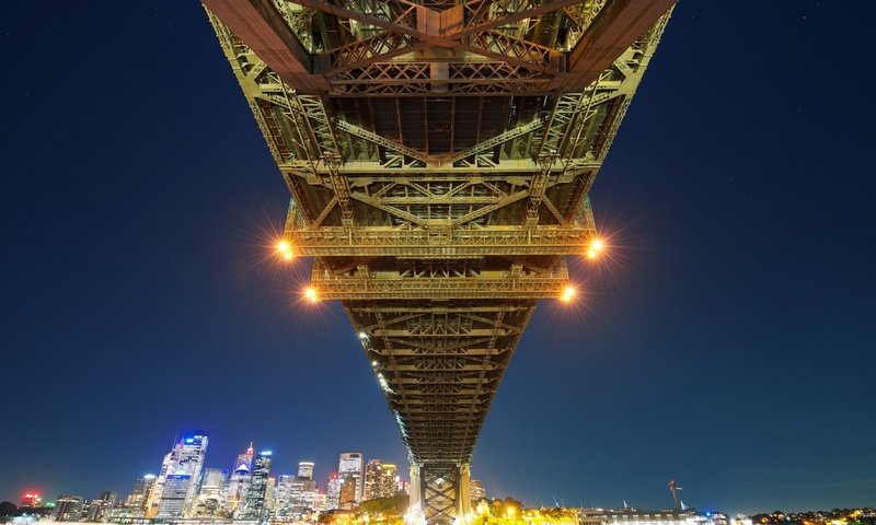 Обои мост, сидней, австралия, sydney bay bridge, харбор-бридж, bridge, sydney, australia, harbour bridge разрешение 1920x1080 Загрузить