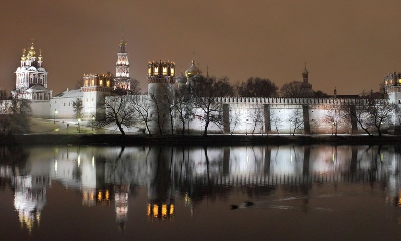 Обои монастырь, новодевичий, the monastery, novodevichy разрешение 1920x1080 Загрузить