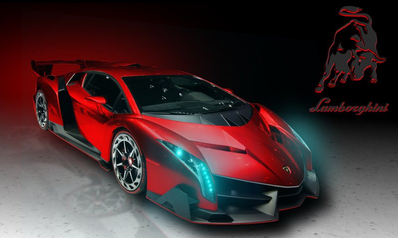 Обои lamborghini veneno red разрешение 2560x1600 Загрузить