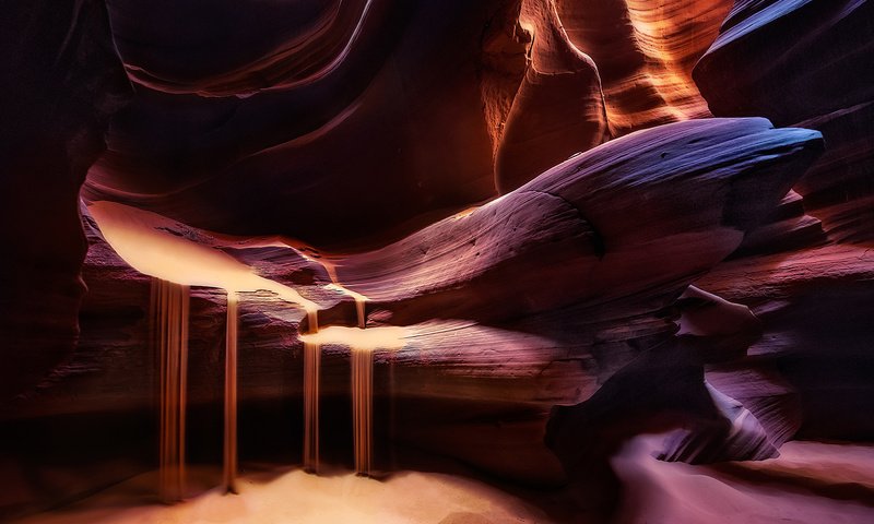 Обои свет, скалы, каньон антилопы, light, rocks, antelope canyon разрешение 1920x1200 Загрузить