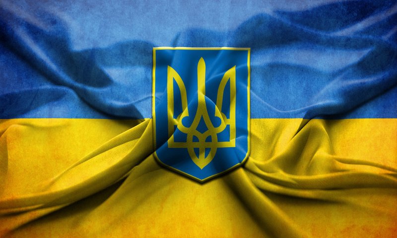 Обои герб, флаг, украина, україна, coat of arms, flag, ukraine разрешение 2560x1600 Загрузить