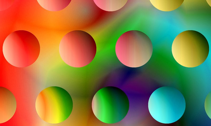 Обои свет, цвет, радуга, шар, круг, light, color, rainbow, ball, round разрешение 1920x1080 Загрузить