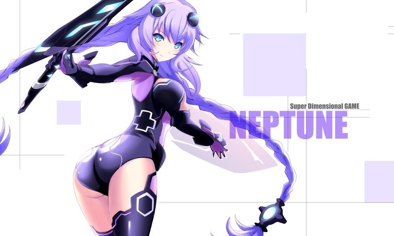 Обои девушка, оружие, улыбка, взгляд, костюм, попка, maccyon, purple heart, choujigen game neptune, girl, weapons, smile, look, costume, ass разрешение 2382x1180 Загрузить