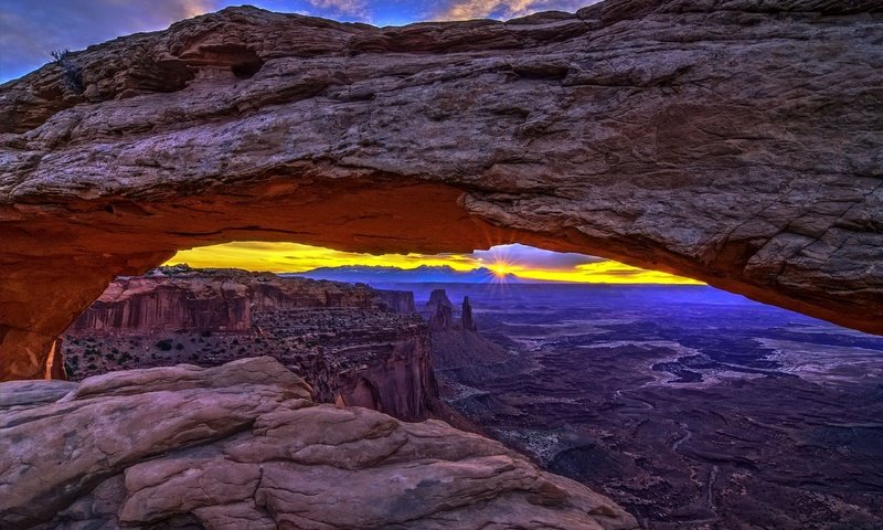 Обои национальный парк арки, near moab, штат юта, arches national park, utah разрешение 2560x1600 Загрузить