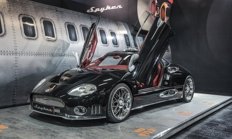 Обои черный, спорткар, spyker c8 laviolette, spyker, laviolette, black, sports car разрешение 2560x1600 Загрузить